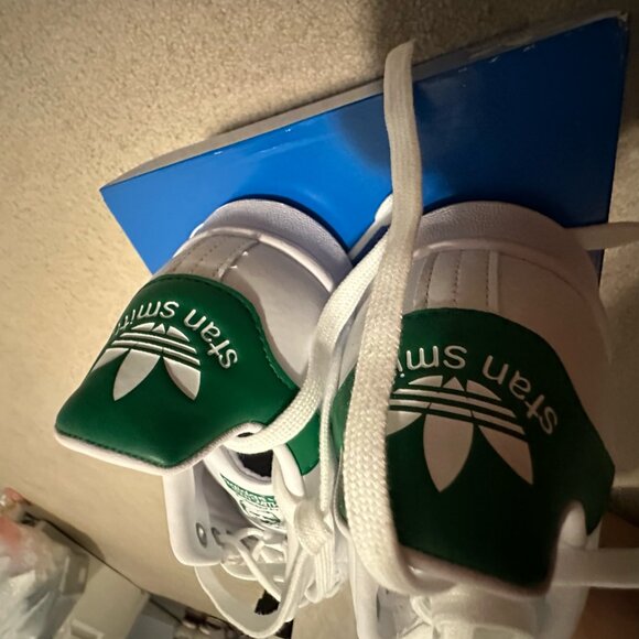 Adidas Stan Smith – White/Green – Men’s 9.5 (Worn Once) - Picture 8 of 10